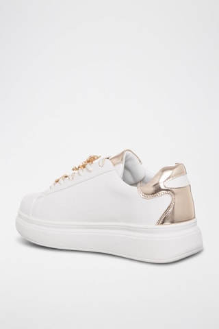 Sapatilhas com plataforma - Branco - Tua by Braccialini