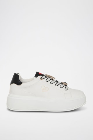 Sapatilhas com plataforma - Branco - Tua by Braccialini