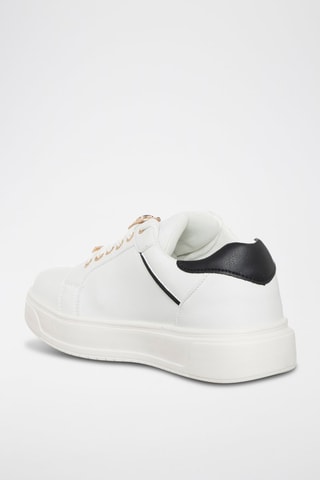 Sapatilhas com plataforma - Branco - Tua by Braccialini