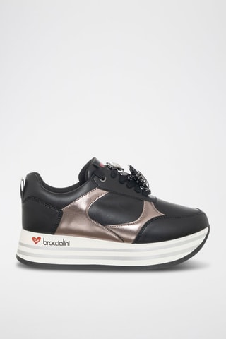 Sapatilhas com plataforma - Preto - Tua by Braccialini
