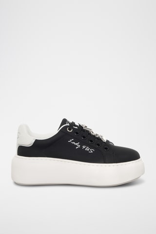 Sapatilhas com plataforma - Preto - Cesare Paciotti 4Us