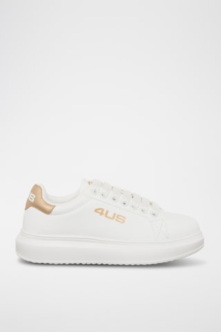 Sapatilhas com plataforma - Branco - Cesare Paciotti 4Us