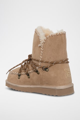 Botins forrados - Bege - Laura Biagiotti