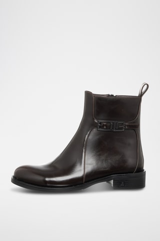 Botins envernizados - Castanho - Laura Biagiotti