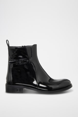 Botins envernizados - Preto - Laura Biagiotti