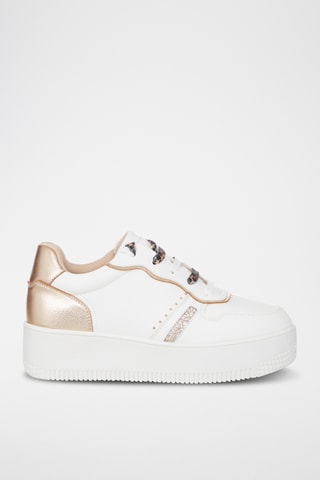 Sapatilhas com plataforma - Branco - Tua By Braccialini