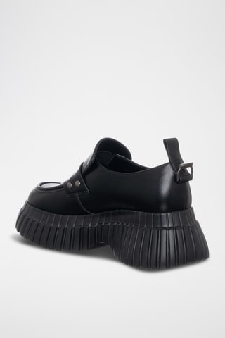 Mocassins com plataforma - Preto - Tua By Braccialini