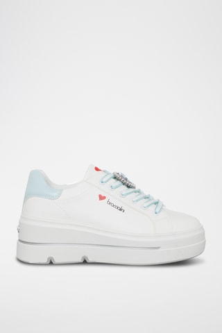 Sapatilhas com plataforma - Branco - Tua By Braccialini