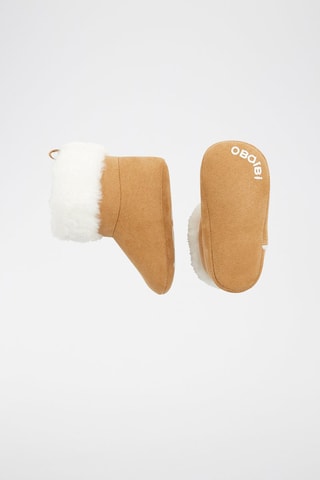 Gevoerde Pantoffels - Camel - Obaïbi -