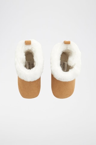 Gevoerde Pantoffels - Camel - Obaïbi -