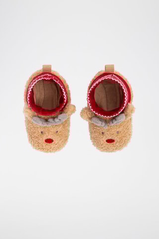 Pantoffels met Oortjes - Camel - Obaïbi