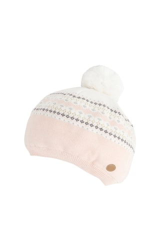 Muts met Pompon - Poederroze - Obaïbi -
