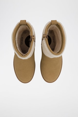 Gevoerde Enkellaarzen - Beige - Okaïdi