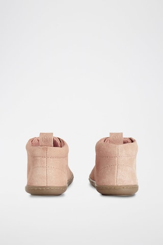 Leren Enkellaarzen Roze