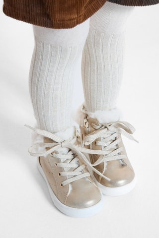 Hoge Gevoerde Sneakers - Goudkleurig - Obaïbi