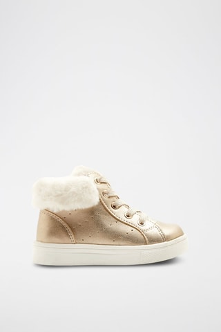Hoge Gevoerde Sneakers - Goudkleurig - Obaïbi
