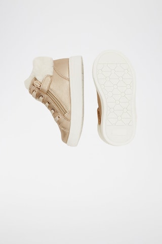 Hoge Gevoerde Sneakers - Goudkleurig - Obaïbi
