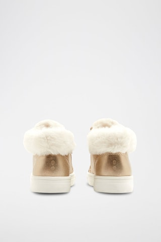 Hoge Gevoerde Sneakers - Goudkleurig - Obaïbi