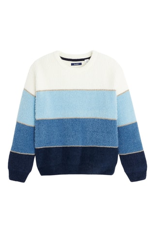 Trui Wit en Blauw - Okaïdi