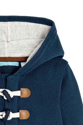 Vest met Capuchon - Blauw-grijs - Obaïbi