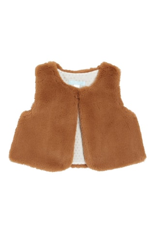 Mouwloos Vest - Bruin - Obaïbi -