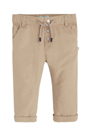 Velours Broek - Beige - Obaïbi