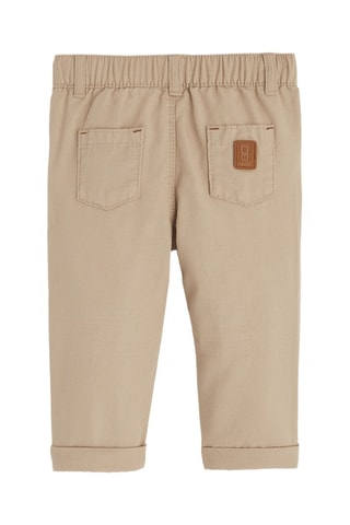 Velours Broek - Beige - Obaïbi