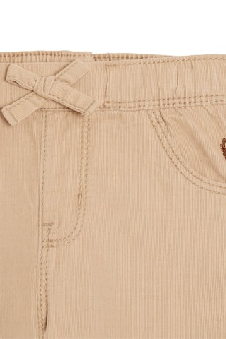 Velours Broek - Beige - Obaïbi