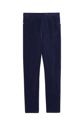 Velours Broek - Marineblauw - Okaïdi