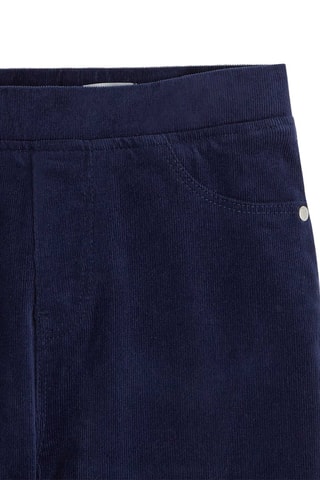 Velours Broek - Marineblauw - Okaïdi