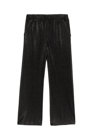Velours Broek - Zwart - Okaïdi