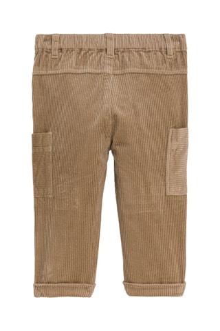 Velours Broek - Donkerbeige - Obaïbi