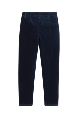 Velours Broek - Marineblauw - Okaïdi