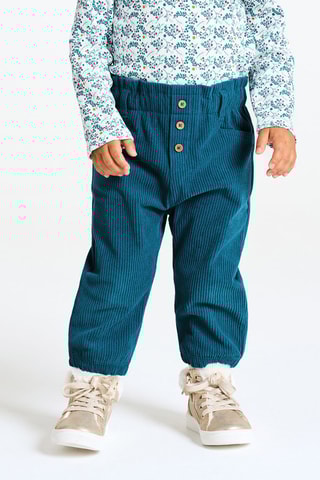 Velours Broek - Groen - Obaïbi