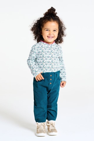 Velours Broek - Groen - Obaïbi