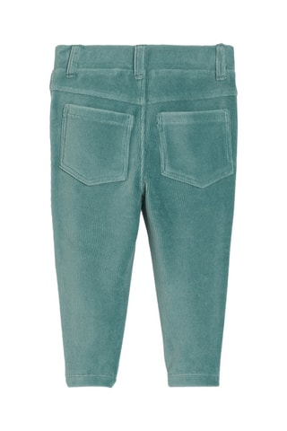 Velours Broek - Marineblauw - Obaïbi