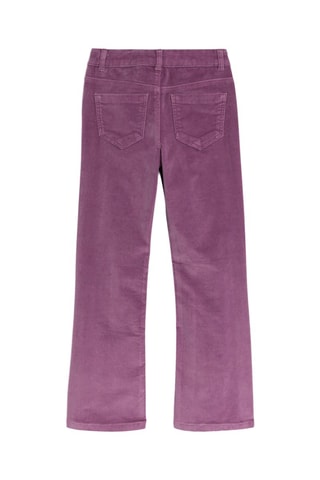 Velours Broek - Paars - Okaïdi