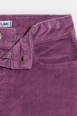 Velours Broek - Paars - Okaïdi