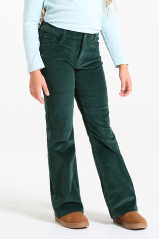 Velours Broek - Smaragdgroen - Okaïdi