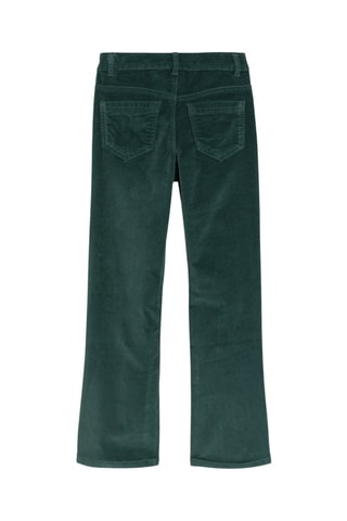 Velours Broek - Smaragdgroen - Okaïdi