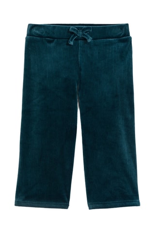 Velours Broek - Pauwblauw - Obaïbi