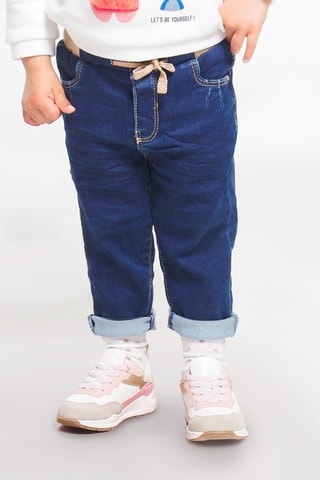Jeans - Petrolblauw - Obaïbi
