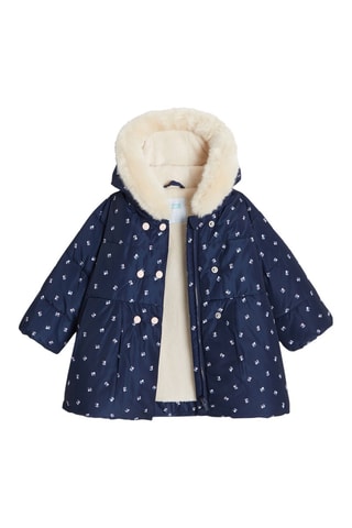 Parka met Capuchon - Marineblauw - Obaïbi -