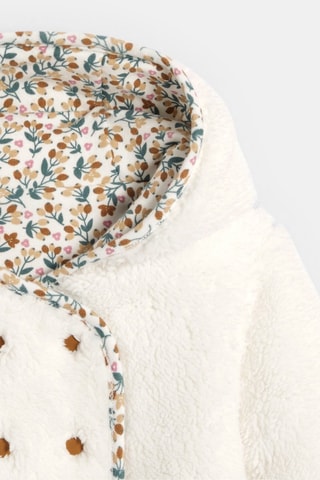 Dubbelzijdige Jas met Capuchon - Bruin - Obaïbi -