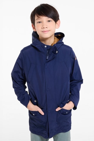 2-in-1 Parka - Marineblauw en Camel - Okaïdi