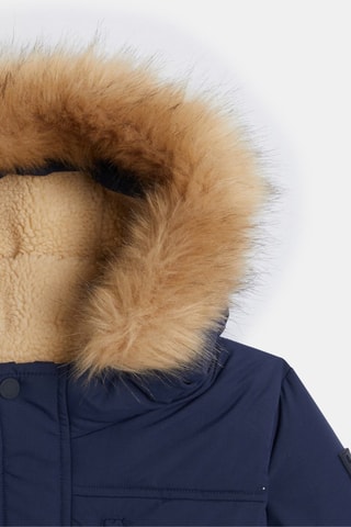Parka met Capuchon - Marineblauw - Okaïdi