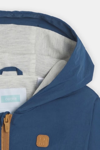 Windjack met Capuchon - Marineblauw - Obaïbi