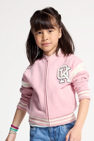 Baseball Jasje - Roze en Wit - Okaïdi