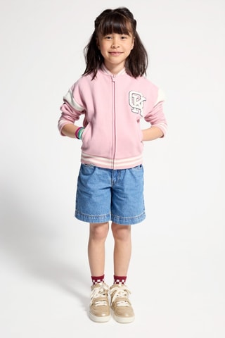 Baseball Jasje - Roze en Wit - Okaïdi
