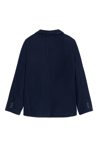 Linnen Jasje - Marineblauw - Okaïdi